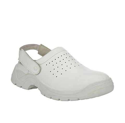 White Gents Safety Shoes