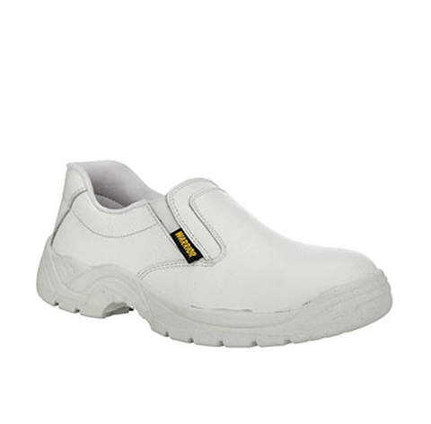White Gents Safety Shoes
